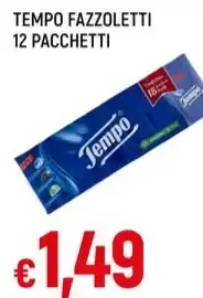 Famila TEMPO FAZZOLETTI 12 PACCHETTI offerta