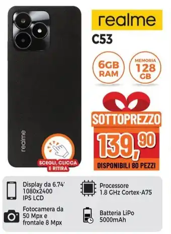 Expert realme C53 offerta