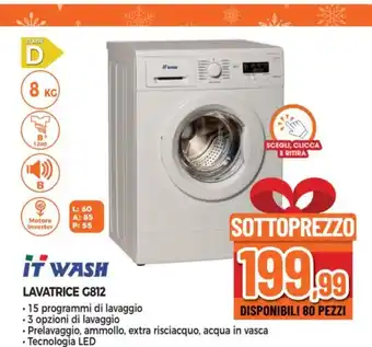 Expert LAVATRICE G812 offerta