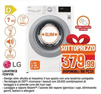 Expert LAVATRICE F2WV3S offerta