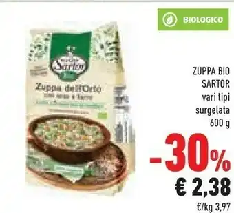 Conad Zuppa Bio Sartor offerta