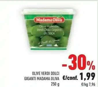 Conad Madama oliva Olive Verdi Dolci offerta