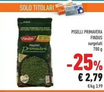 Conad Findus Piselli Primavera Surgelati offerta