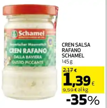 Coop CREN SALSA RAFANO SCHAMEL 145 g offerta