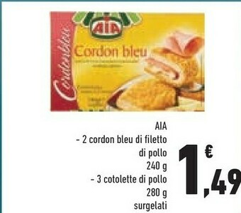Conad Aia 2 Cordon Bleu Di Filetto Di Pollo offerta