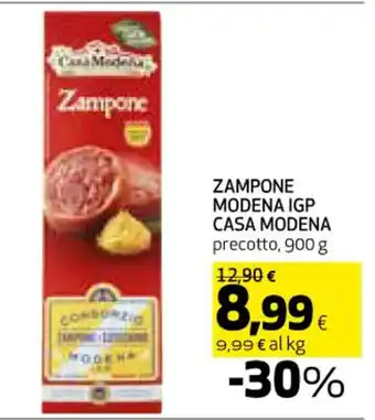 Coop ZAMPONE MODENA IGP CASA MODENA precotto, 900 g offerta