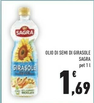 Conad Sagra - Olio di Semi di Girasole 1000 g(ml) offerta