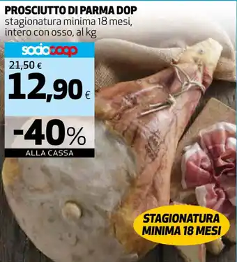 Coop PROSCIUTTO DI PARMA DOP offerta