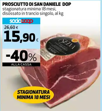 Coop PROSCIUTTO DI SAN DANIELE DOP offerta