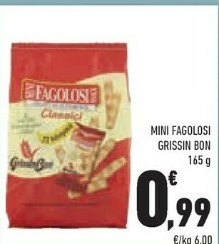 Conad Grissin bon Mini Fagolosi offerta