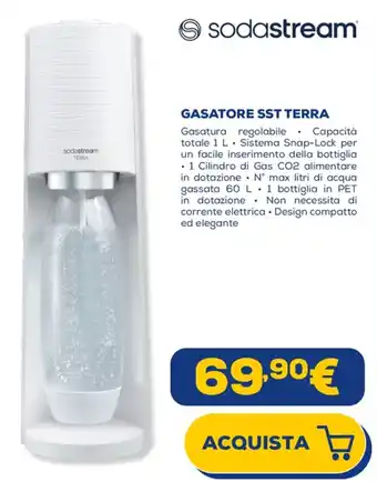 Euronics sodastream GASATORE SST TERRA offerta