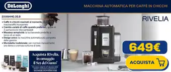Euronics DeLonghi RIVELIA EXAM440.35.B offerta