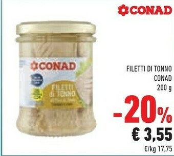 Conad Filetti Di Tonno offerta