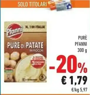 Conad Pfanni Pfanni - Purè di Patate in Fiocchi offerta