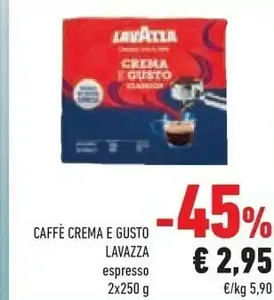 Conad Lavazza Lavazza - Caffè Crema e Gusto offerta