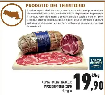 Conad Coppa Piacentina Dop offerta