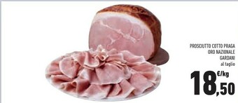 Conad Gardani Prosciutto Cotto Praga Oro Nazionale offerta