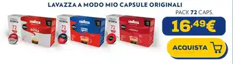 Euronics LAVAZZA A MODO MIO CAPSULE ORIGINALI offerta