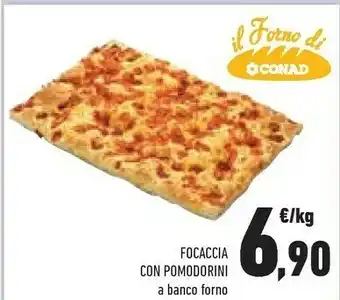 Conad Focaccia Con Pomodorini offerta