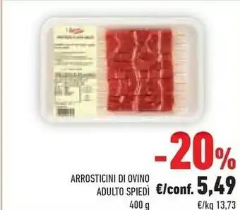 Conad Spiedi Arrosticini Di Bovino Adulto offerta