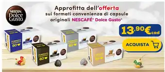 Euronics NESCAFÉ Dolce Gusto offerta