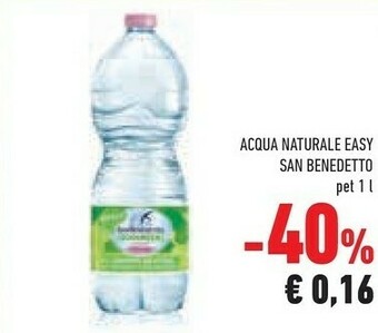 Conad San Benedetto Acqua Naturale Easy offerta