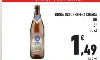 Conad HB Birra Oktoberfest Chiara offerta