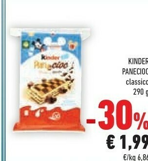 Conad Ferrero Kinder Panecioc Classico offerta
