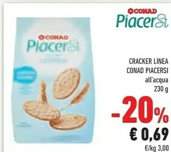 Conad Conad Cracker Linea offerta