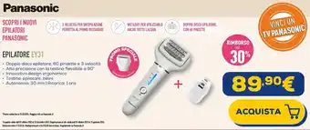 Euronics Panasonic EPILATORE EY31 offerta
