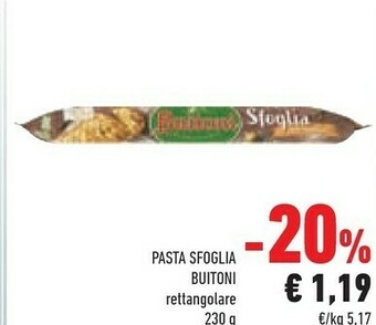 Conad Buitoni Pasta Sfoglia offerta