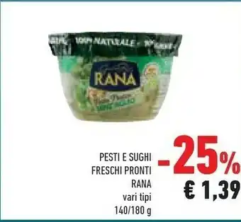 Conad Giovanni Rana - Pesto Senz'Aglio 140 g(ml) offerta