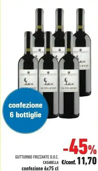 Conad Casabella Gutturnio Frizzante D.O.C offerta