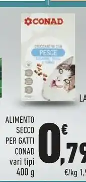 Conad Conad Alimento Secco Per Gatti offerta