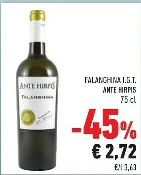Conad Ante Hirpis Falanghina Igt offerta