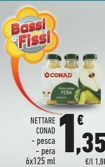 Conad Conad Nettare Pesca offerta