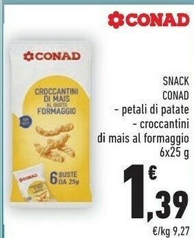 Conad Conad Snack offerta