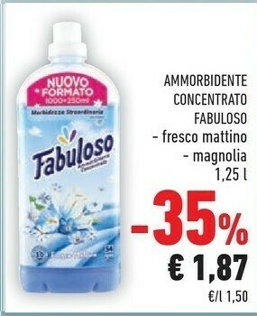 Conad Fabuloso Ammorbidente Concentrato offerta