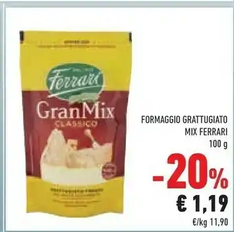 Conad Ferrari Formaggio Grattugiato Classico offerta