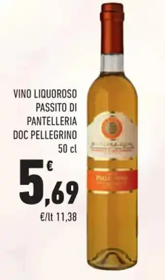 Conad City VINO LIQUOROSO PASSITO DI PANTELLERIA DOC PELLEGRINO 50 cl offerta