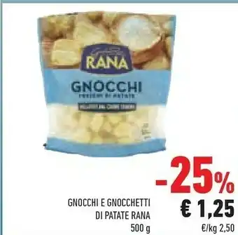 Conad Rana Gnocchetti Freschi Di Patate 200 G(ml) offerta