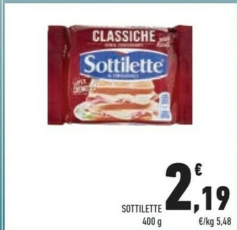 Conad Mondelez Sottilette Le Originali Classiche 400 G(ml) offerta