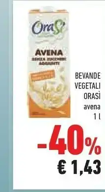 Conad Orasi Si Bevande Vegetali offerta