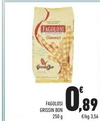 Conad Grissin bon Fagolosi Gusto Classico 250 G(ml) offerta