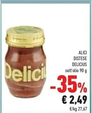 Conad Delicius Alici Distese offerta