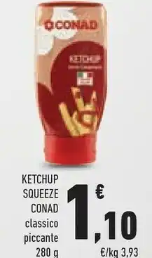 Conad Conad - Ketchup Piccante 280 G(ml) offerta