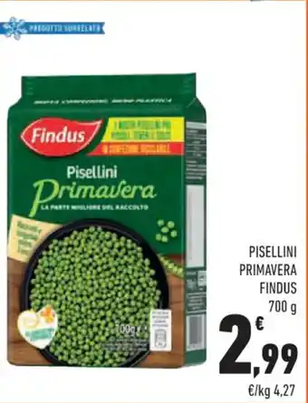 Conad City PISELLINI PRIMAVERA FINDUS 700 g offerta