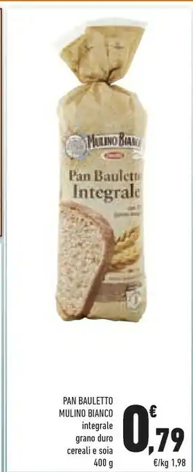 Conad Mulino Bianco Pan Bauletto Integrale 100% Integrale 400 G(ml) offerta