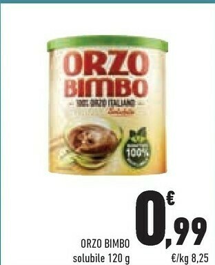 Conad Orzo bimbo 100% Orzo Italiano Solubile 120 G(ml) offerta