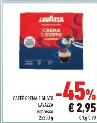 Conad Lavazza Caffe Crema E Gusto Espresso offerta
